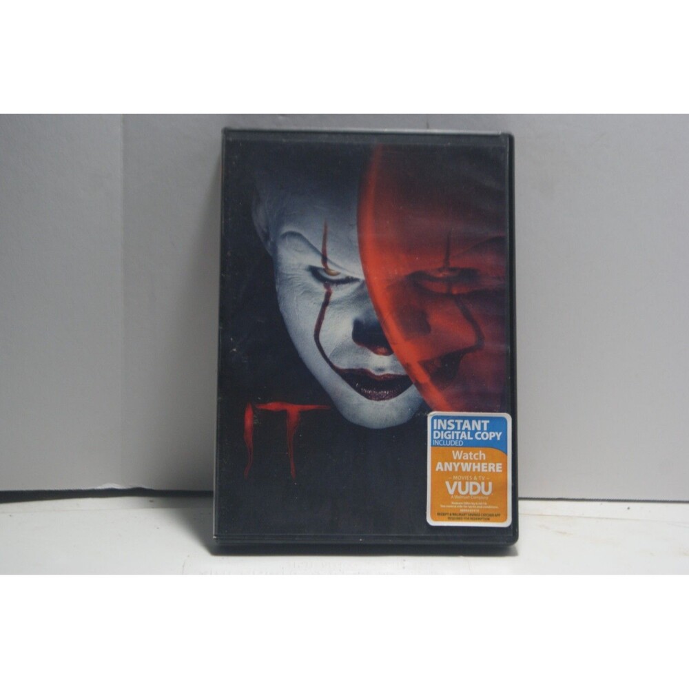 IT DVD Bill Skarsgård Stephen King Remake of Pennywise The Clown Horror /Drama